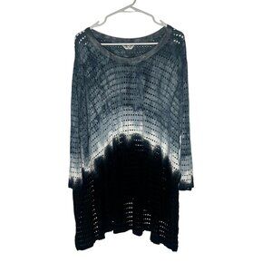 Hard Tail Vintage Womens Tie-Dye Swim Cover-Up Top Size M